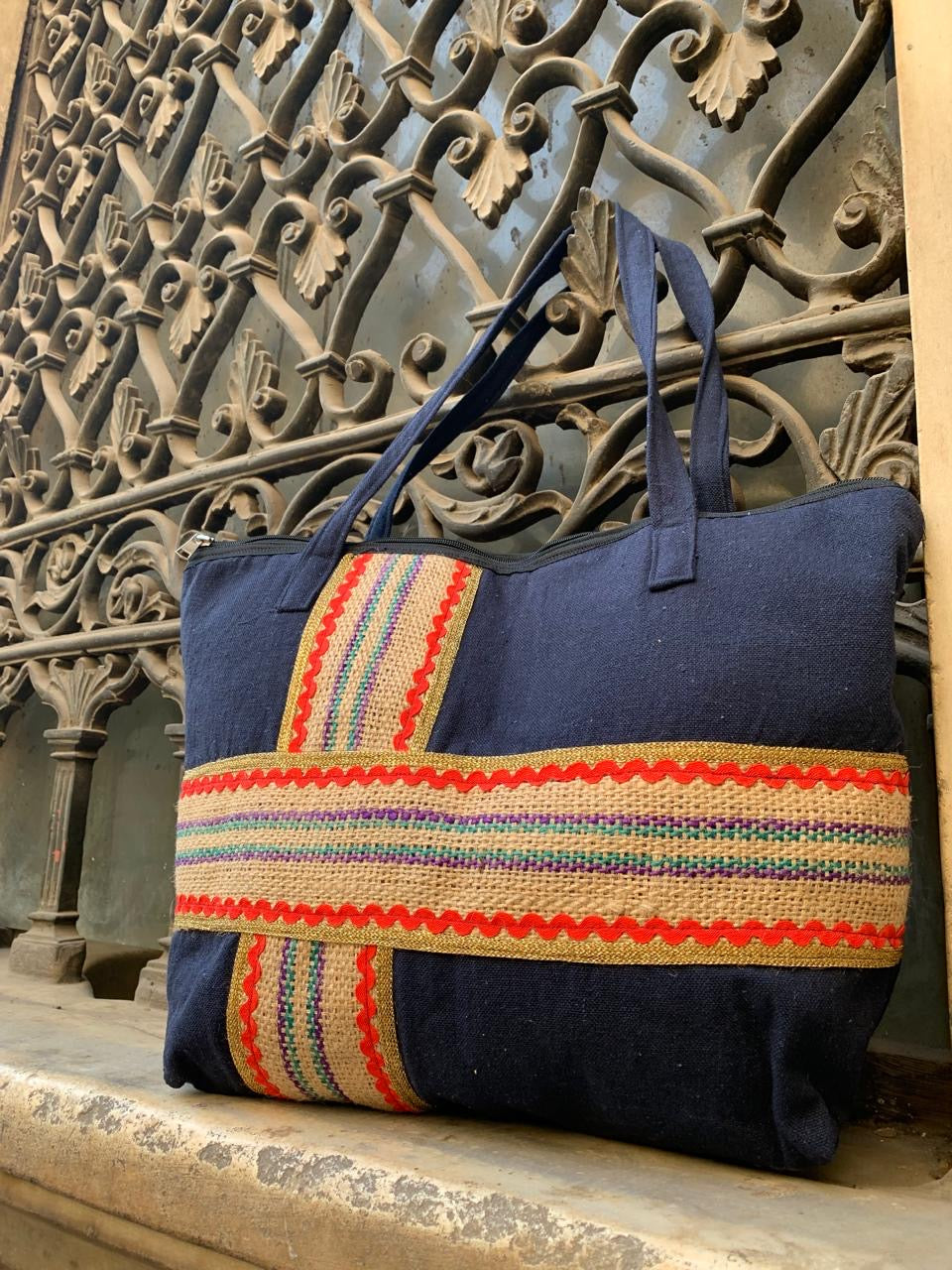 Khash kenar Navy shoulder bag