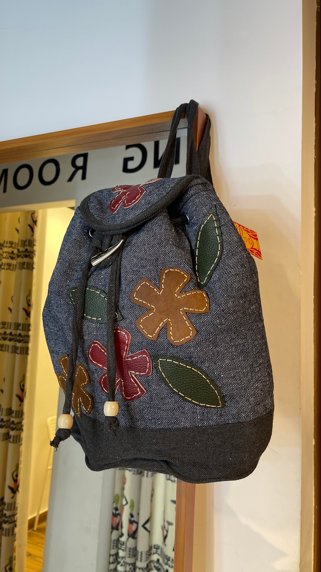 Three flowers Back bag