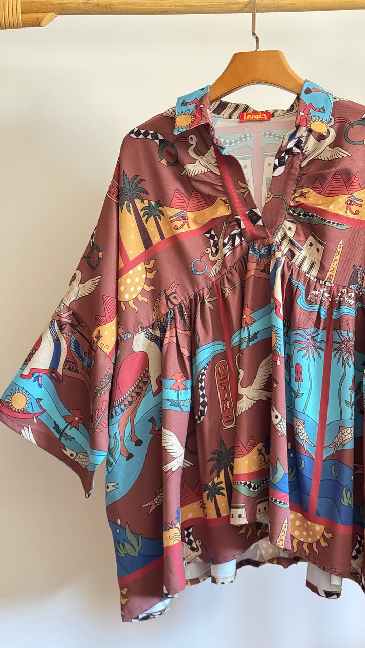 Nomad Sun poncho blouse ( pre order )