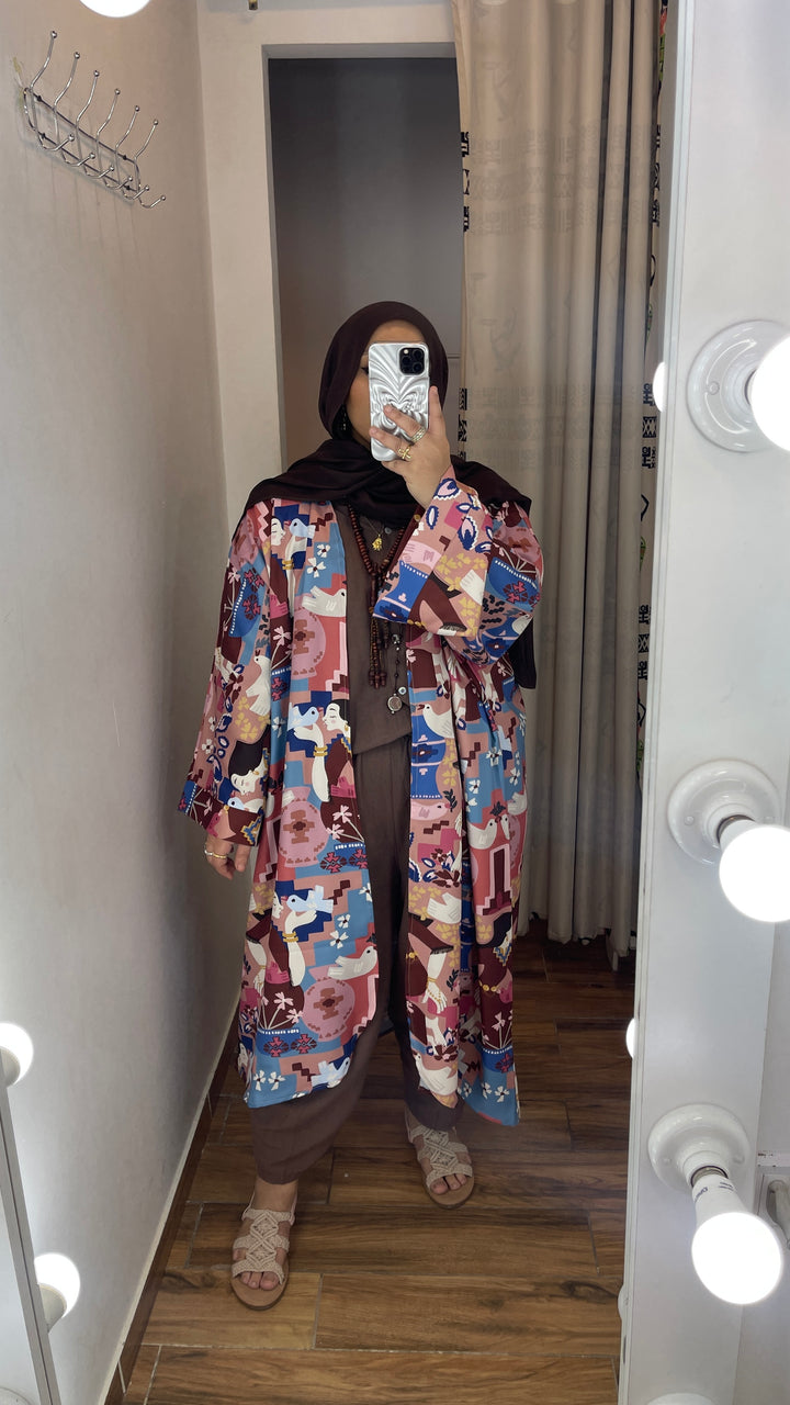 Beauty& birds long cardigan