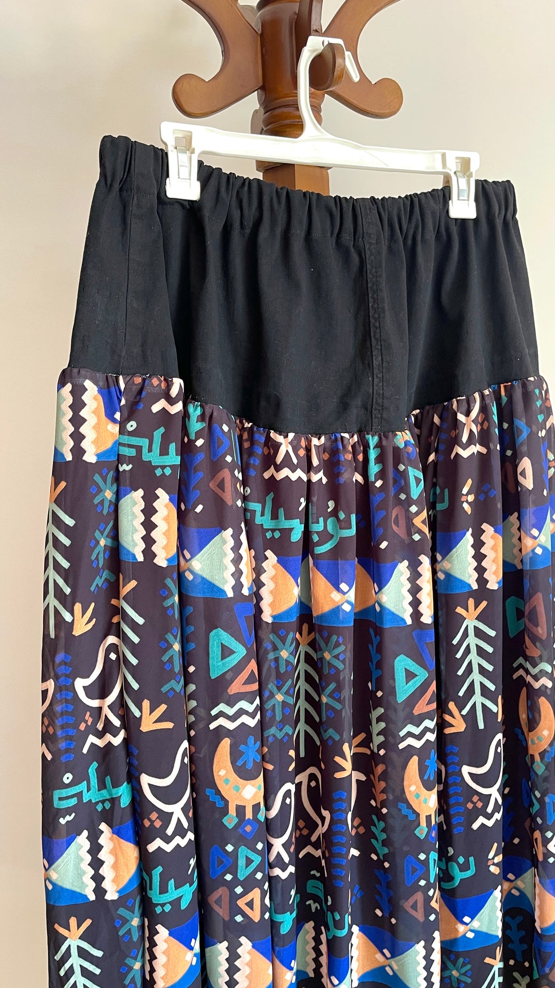 Denim X black Nuba skirt “2”