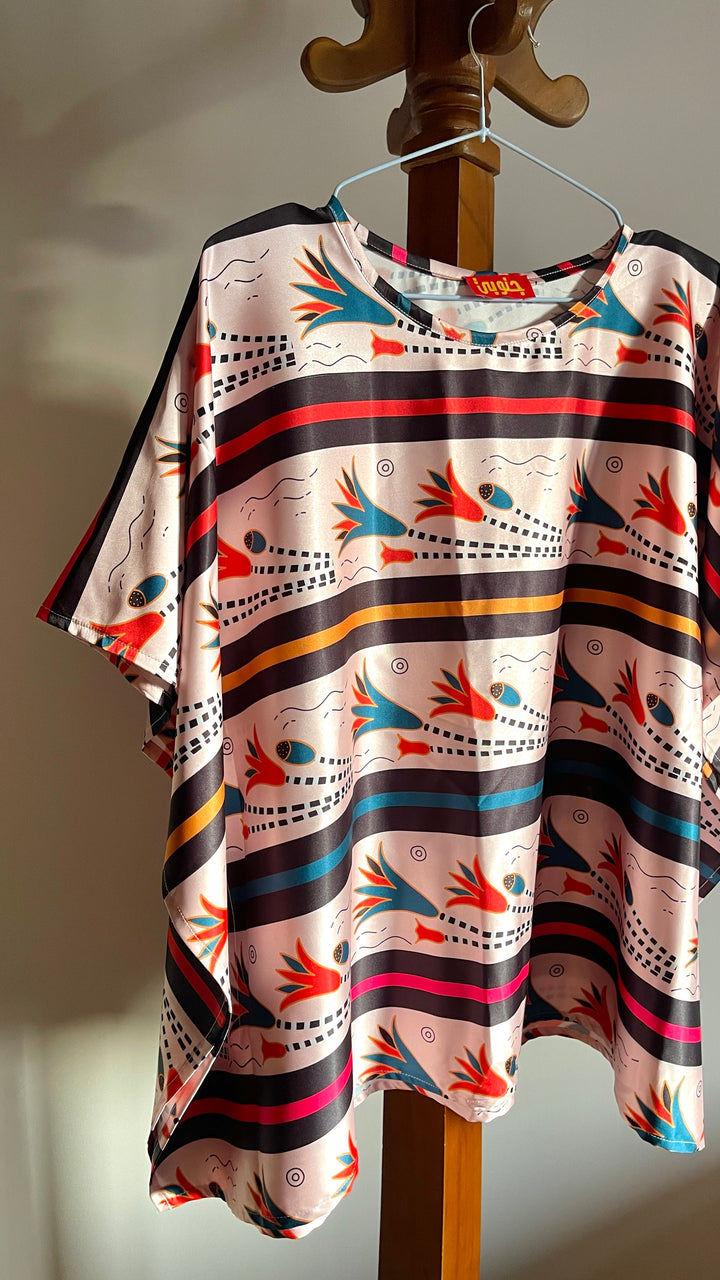 The lutas half sleeve blouse