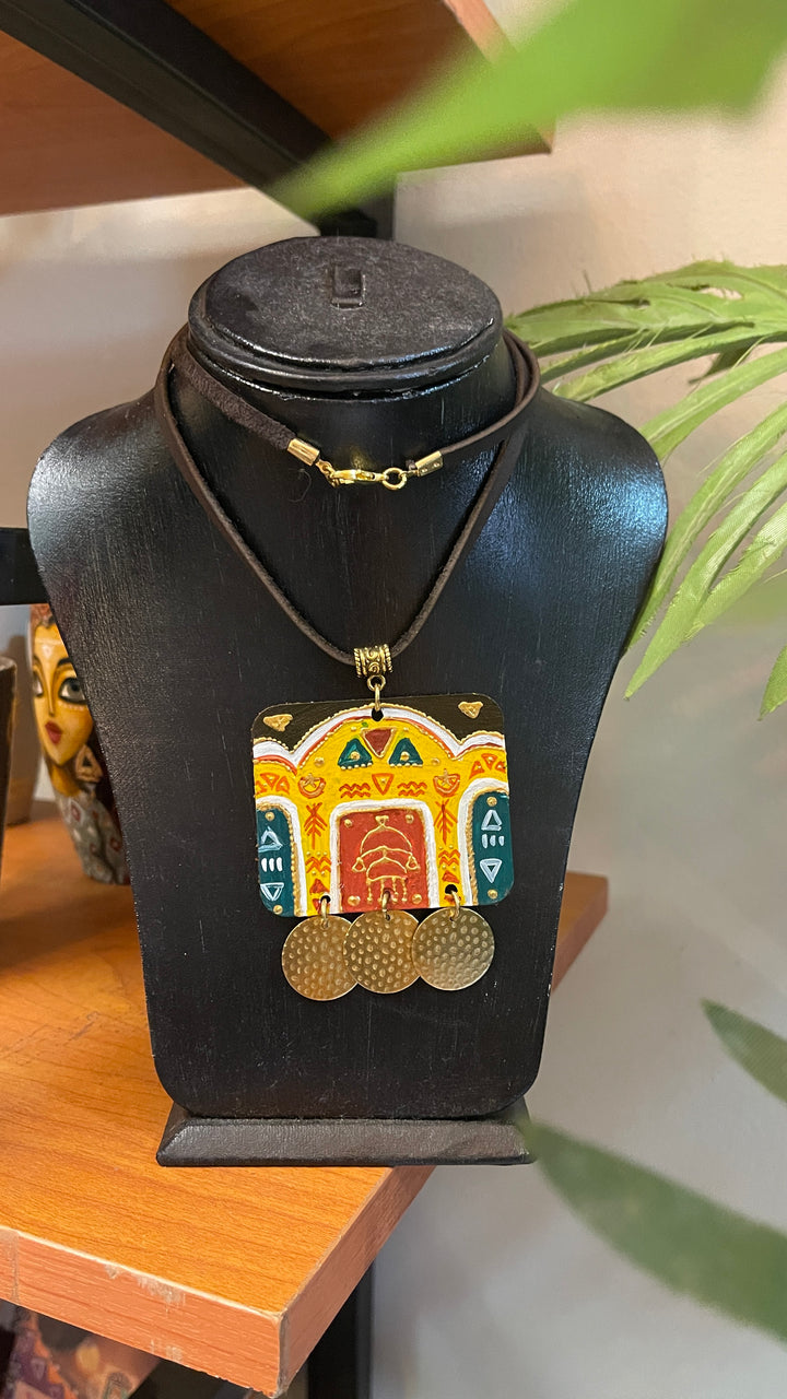 Nubian house necklace