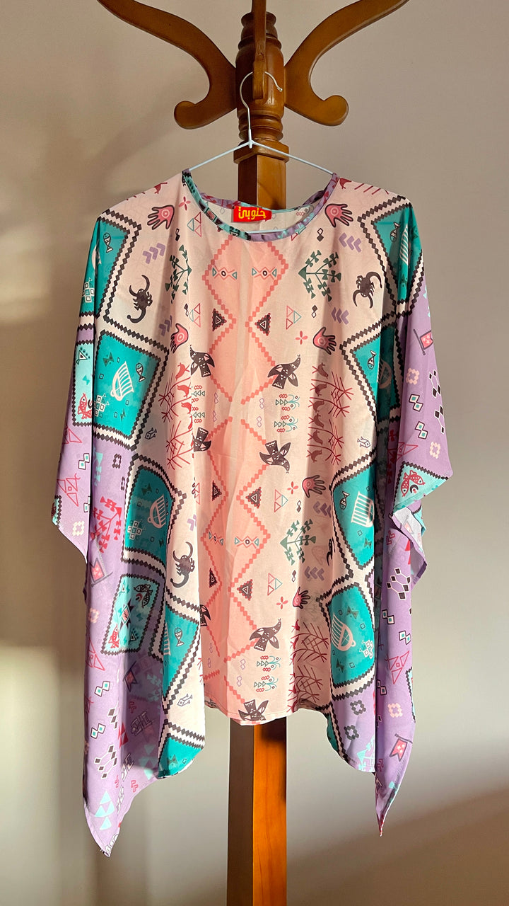 Pastels Rug half sleeve blouse