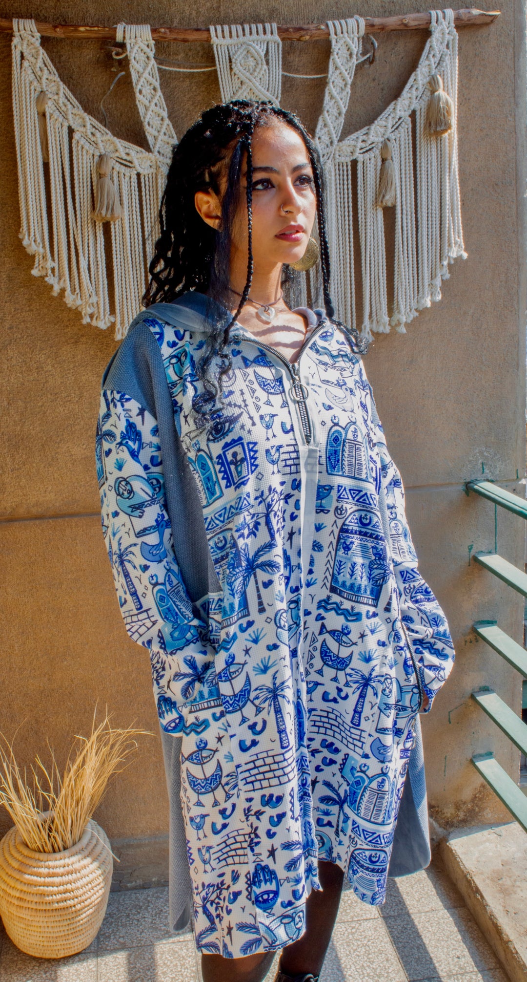 Nuba long hoodie