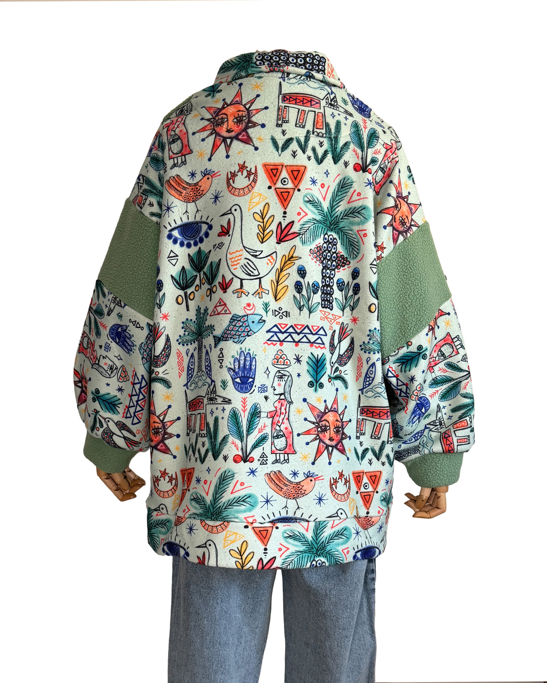 Tunisia X green Teddy Jacket