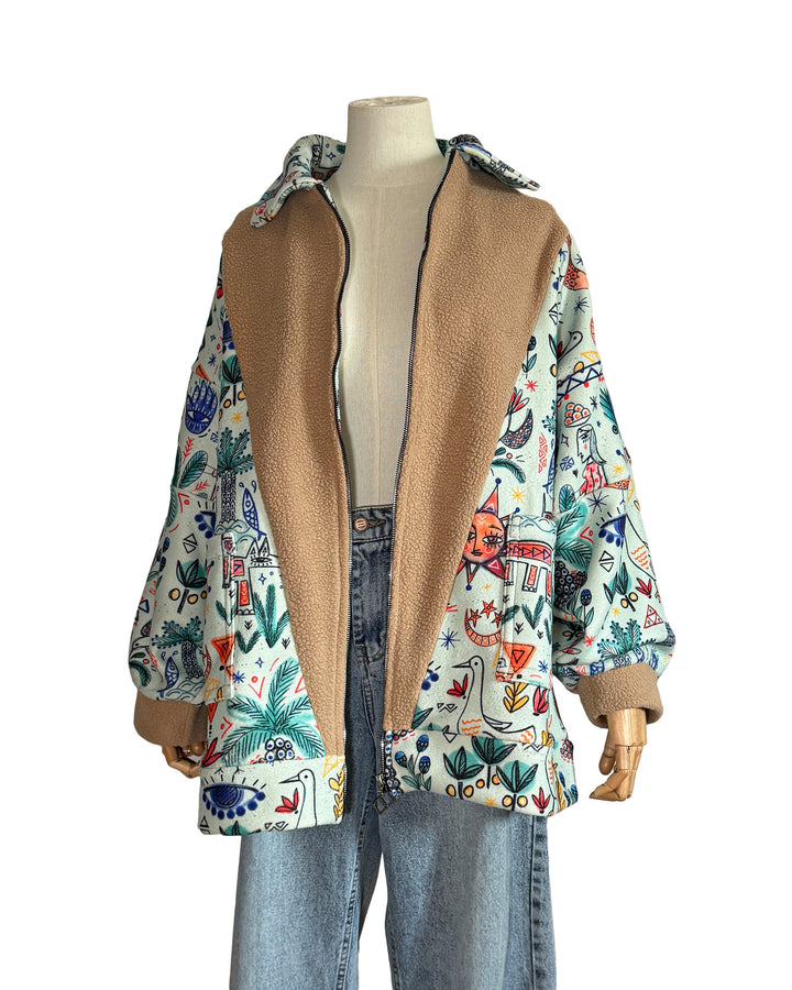 Tunisia X camel Teddy Jacket