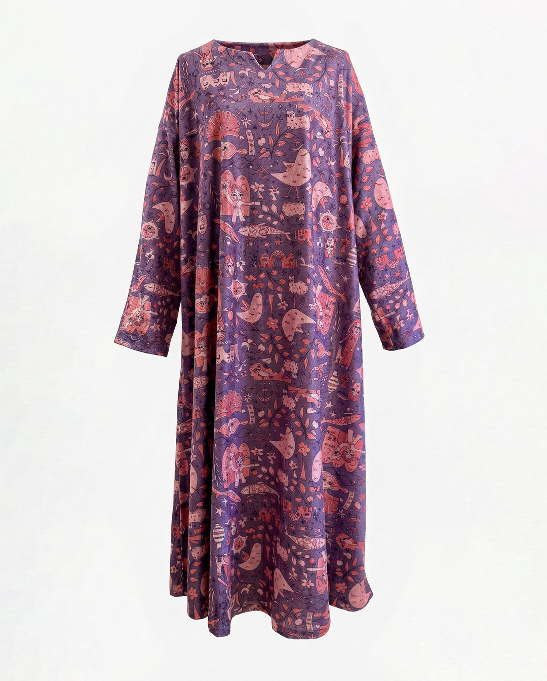 Folk dreams mohair dress