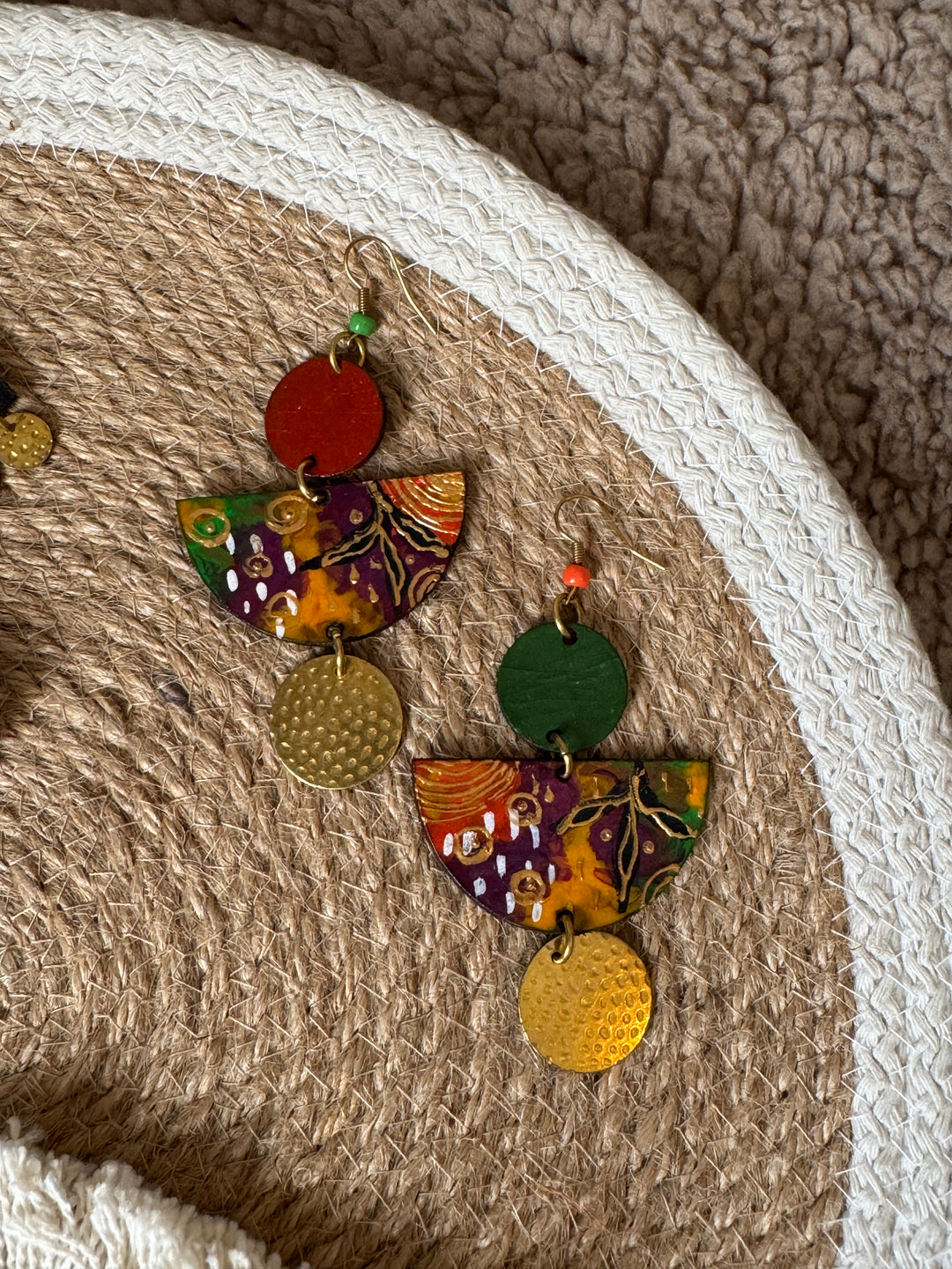 The real painting Earrings