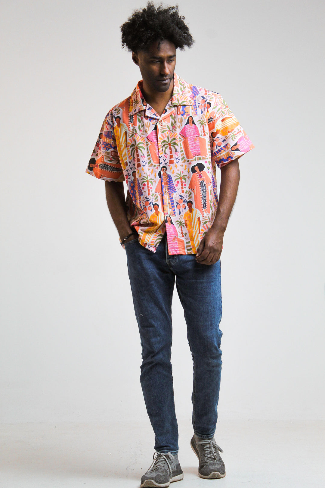 Fashion africa half -Sleeved Shirt