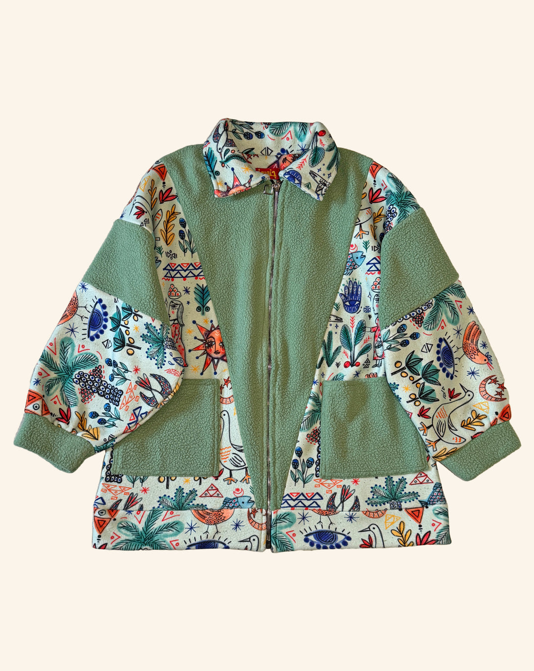 Tunisia X green Teddy Jacket