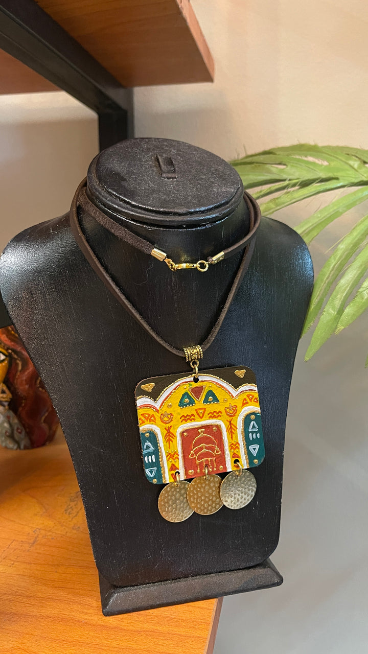 Nubian house necklace