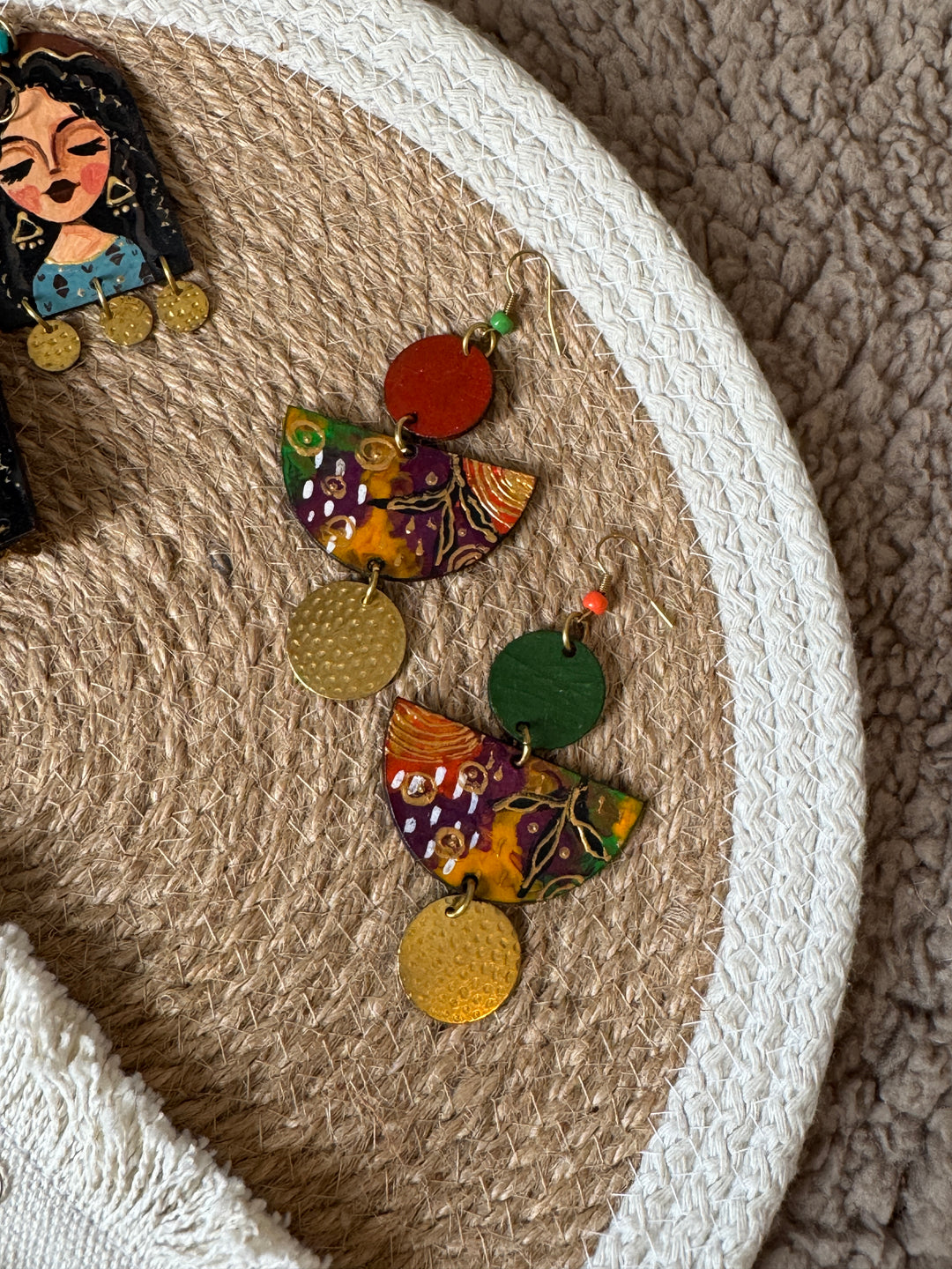 The real painting Earrings
