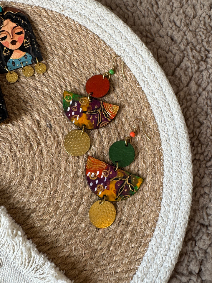 The real painting Earrings