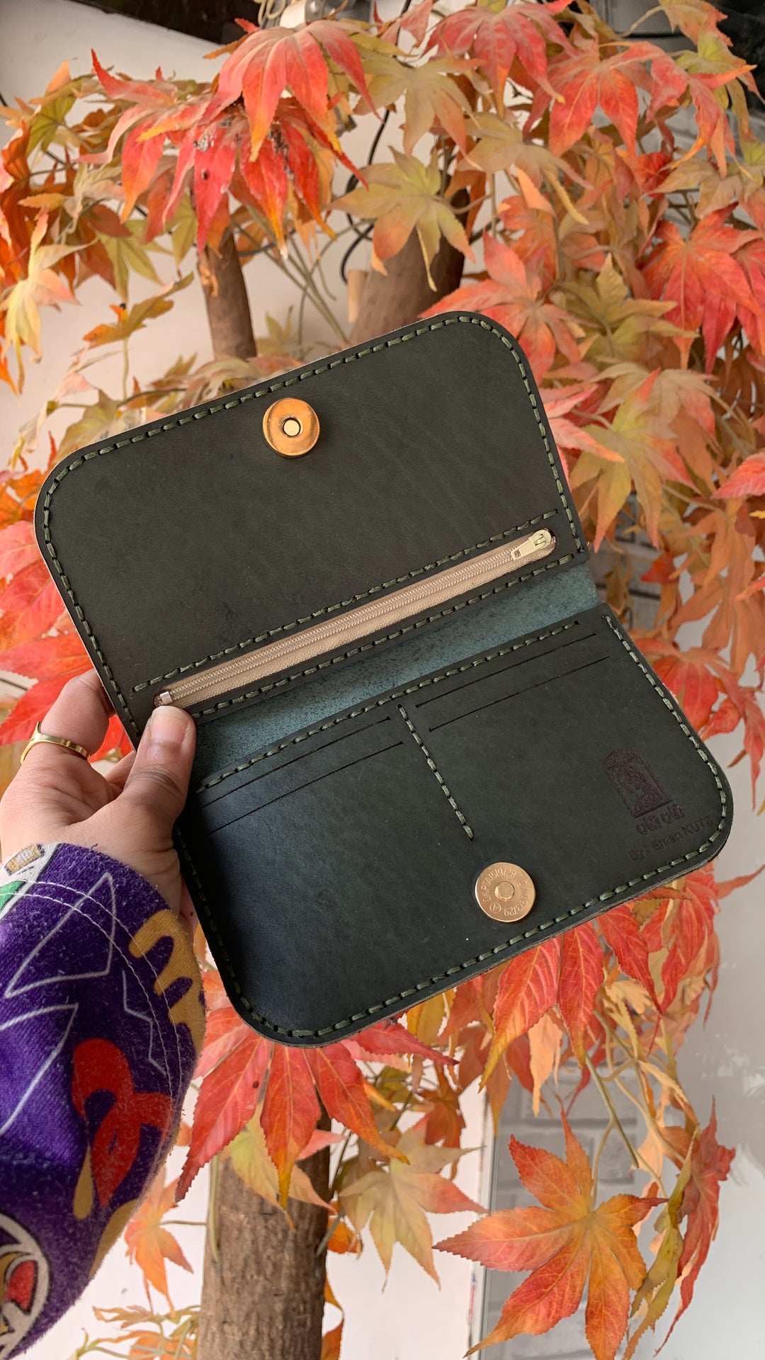 Dalal “dark green” Leather wallet