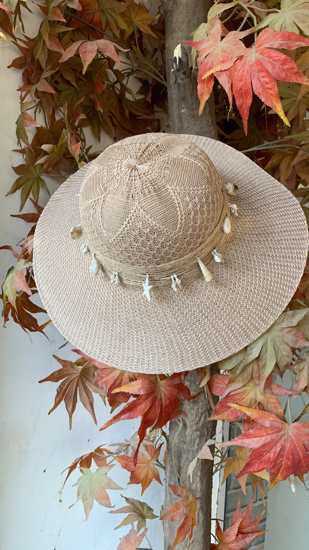 Khoos shell biege sea Chapeau