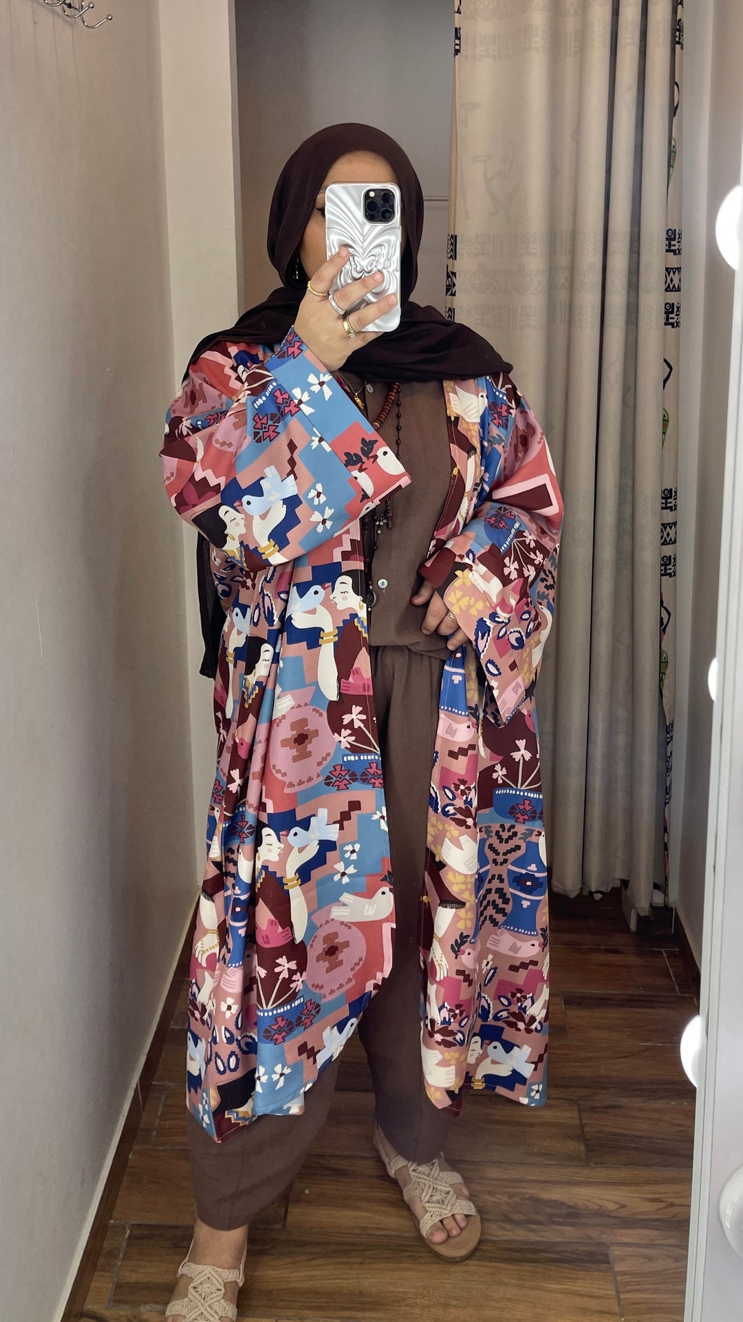 Beauty& birds long cardigan