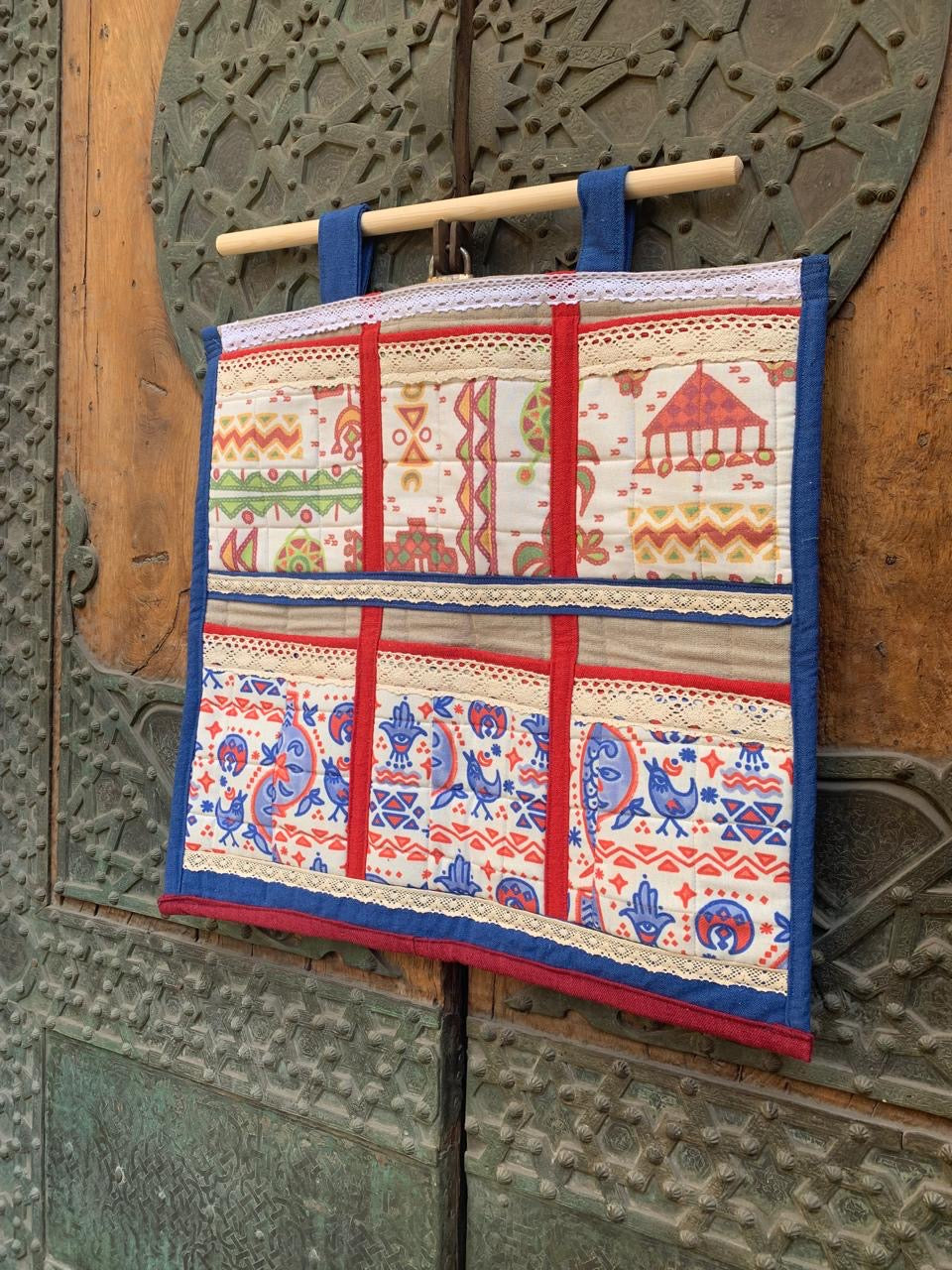 G6 “3” Patchwork organizer Hanging