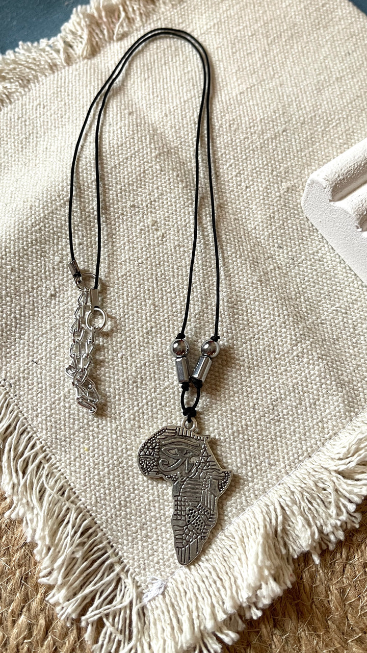 Horas map necklace