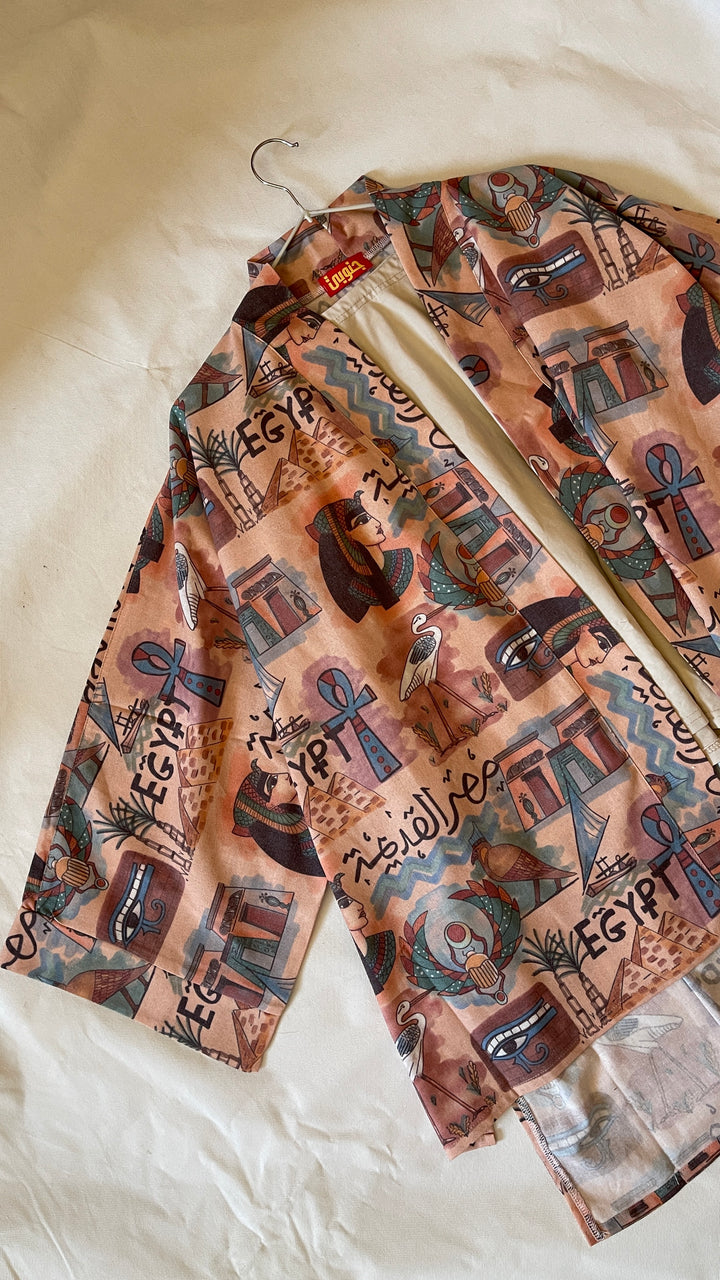 Egypt hieroglyph kimono