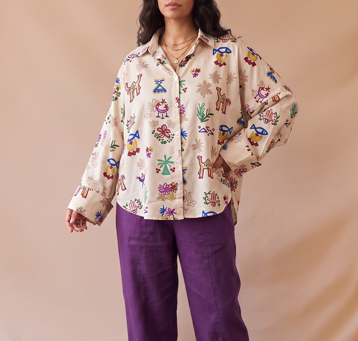 Joyful heritage Butterfly shirt