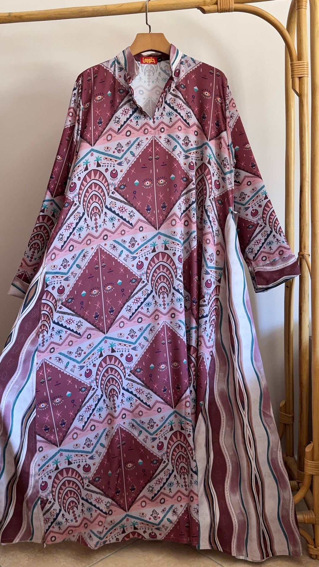Bedouin symbols Double cloche dress