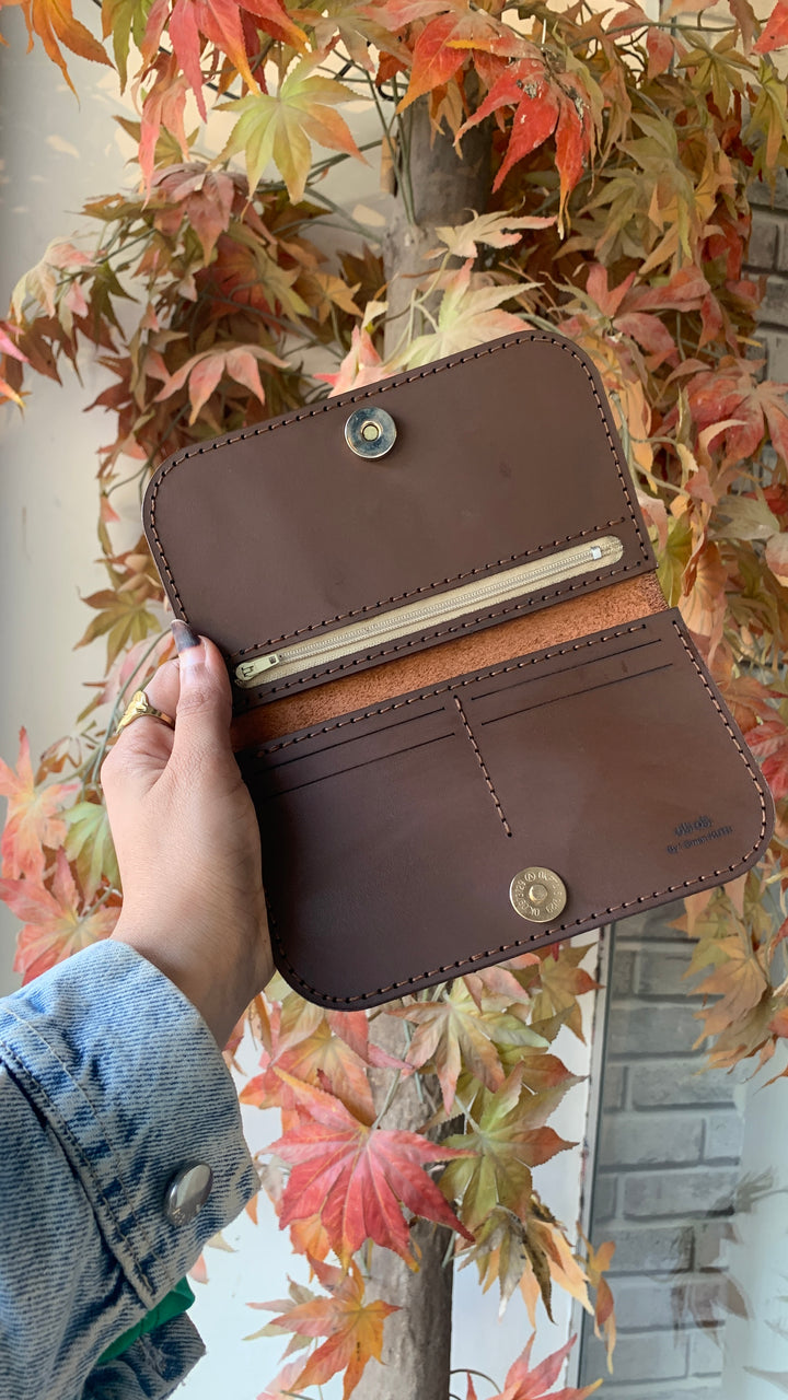 Halima big Leather wallet