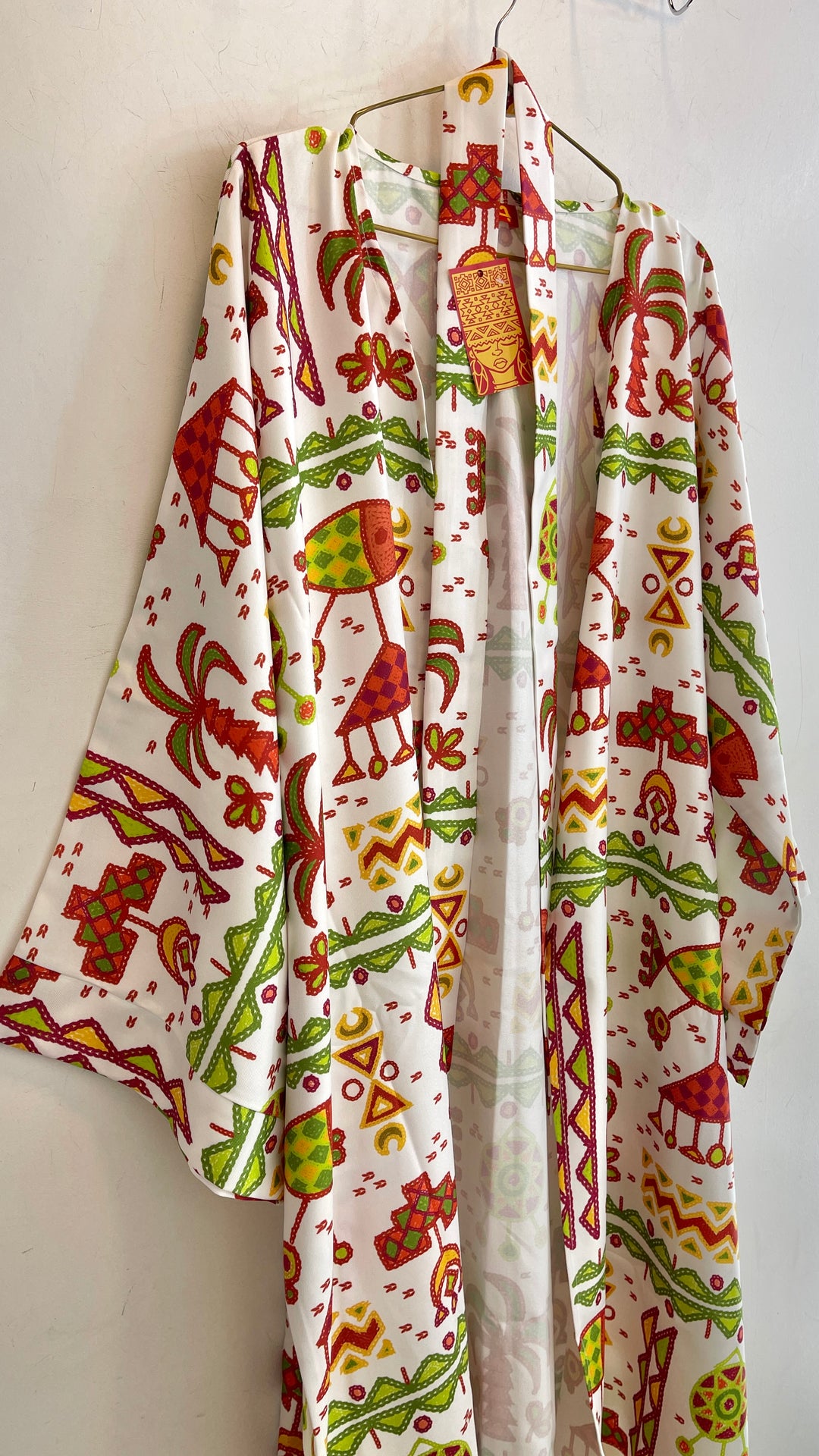 The Nuba motives  long cardigan