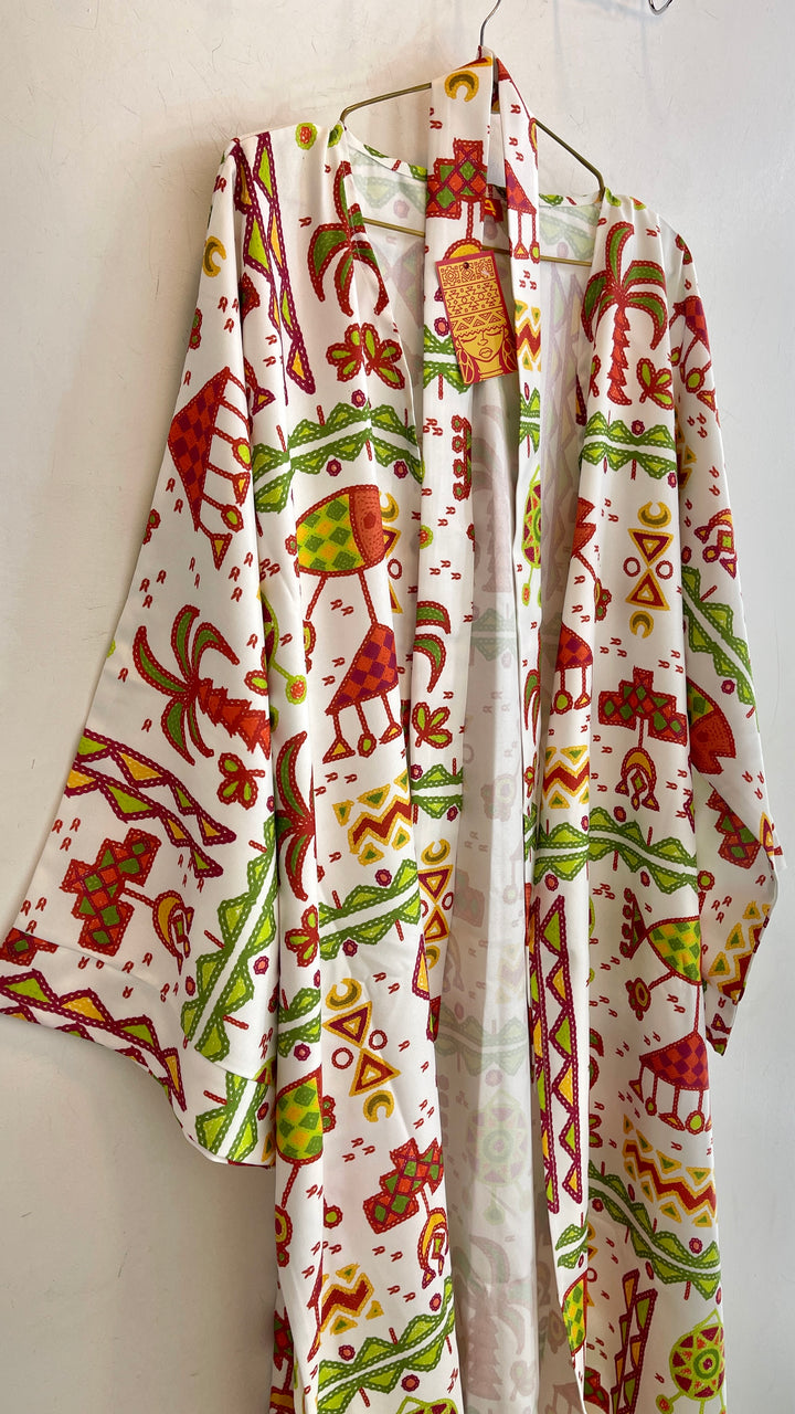 The Nuba motives  long cardigan