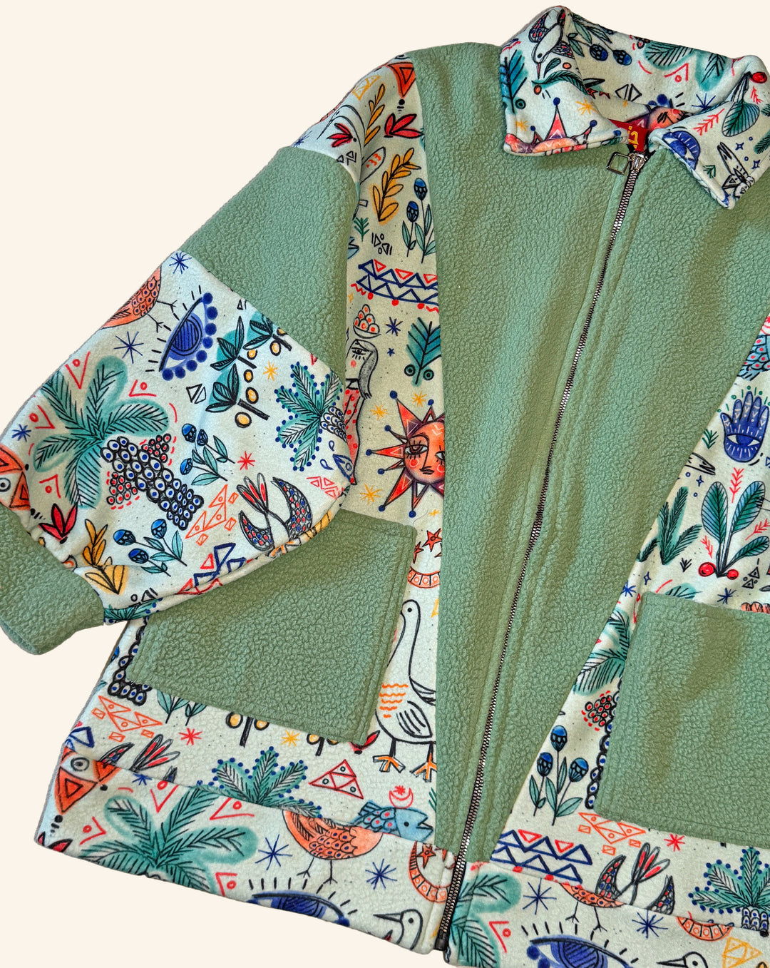 Tunisia X green Teddy Jacket