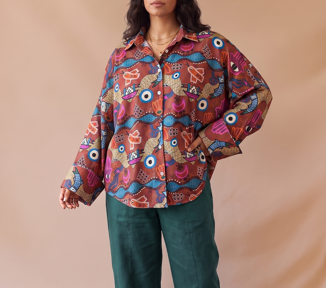 Blessing charms red Butterfly shirt