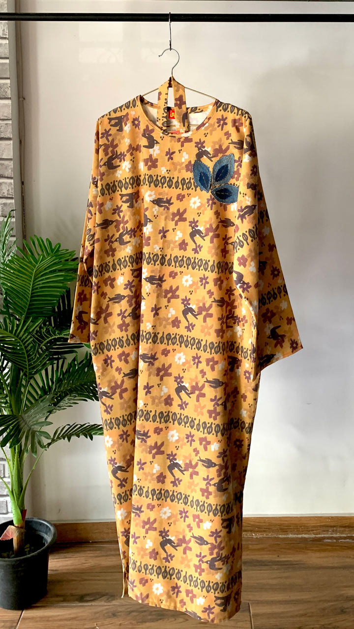 Yellow birds Linen dress