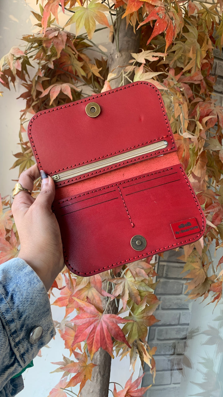 Nuba house big Leather wallet
