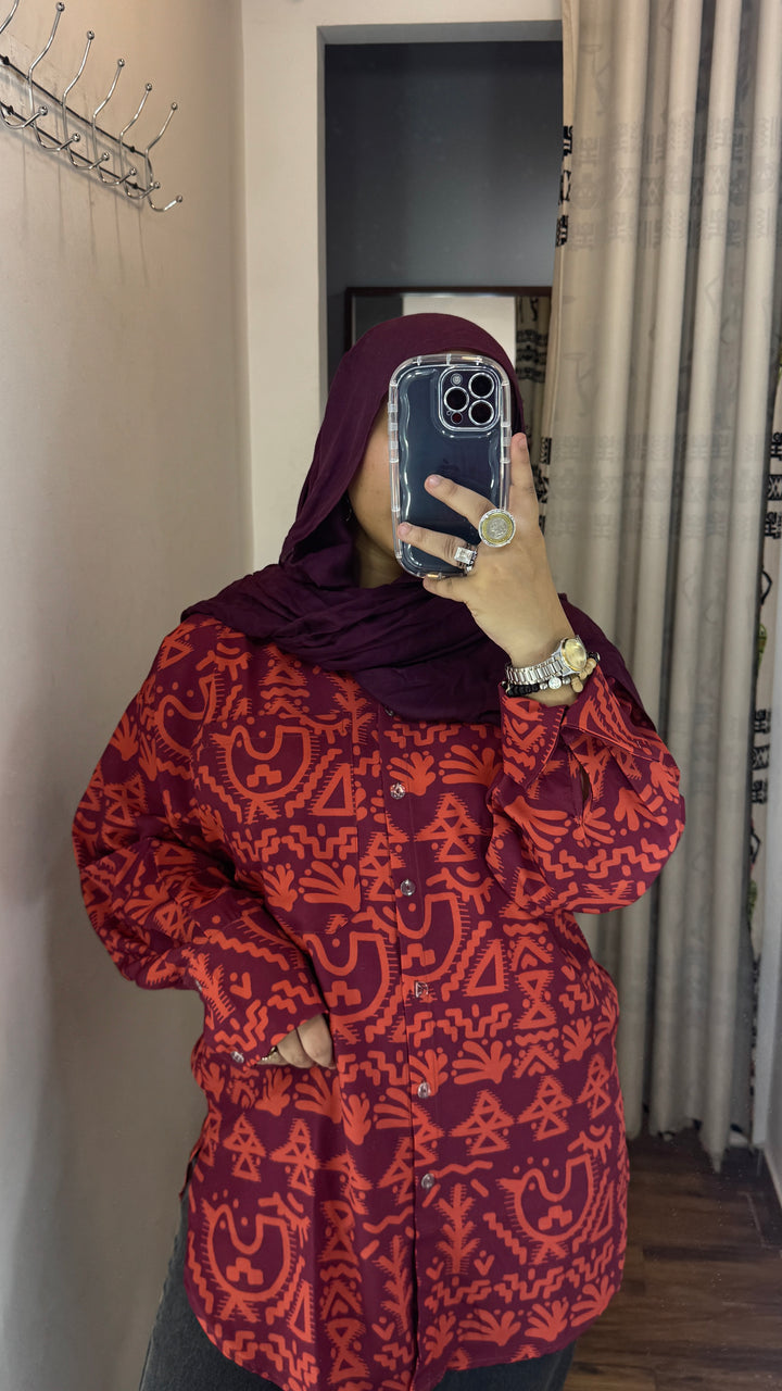 Magenta klim shirt