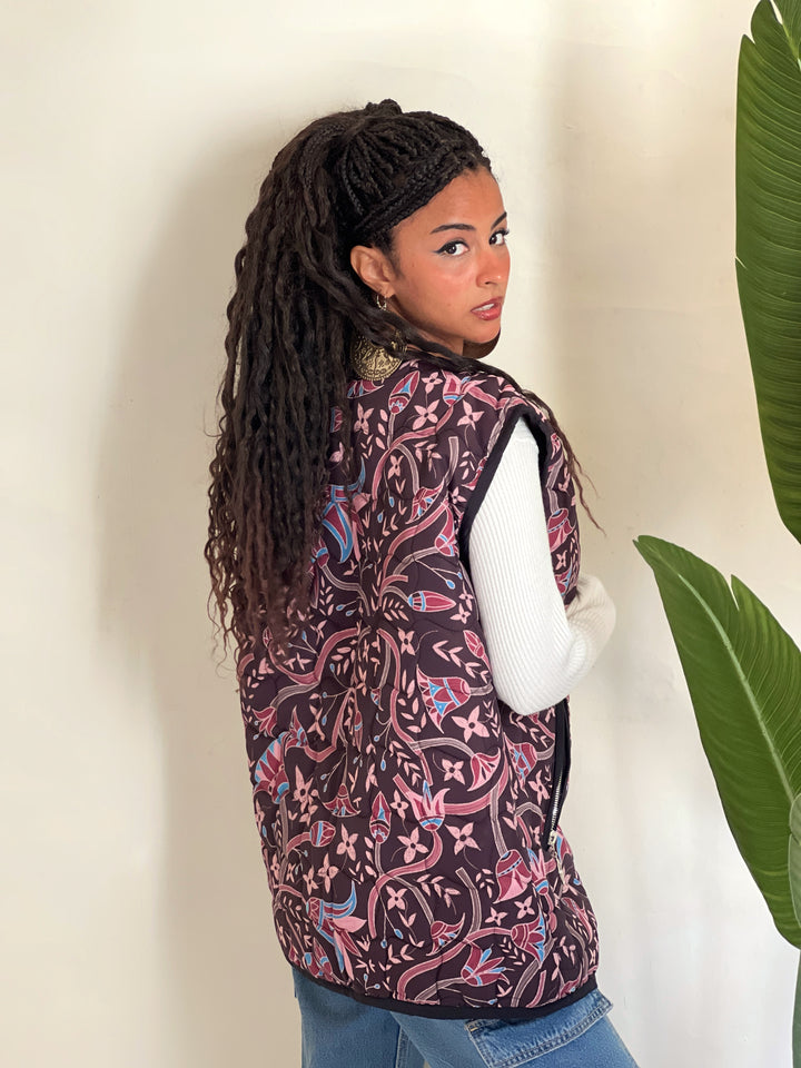 Black lutas Bomber vest