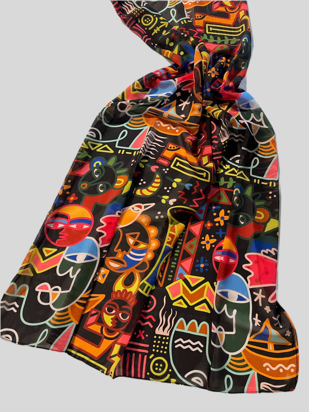 Zulu black Scarf
