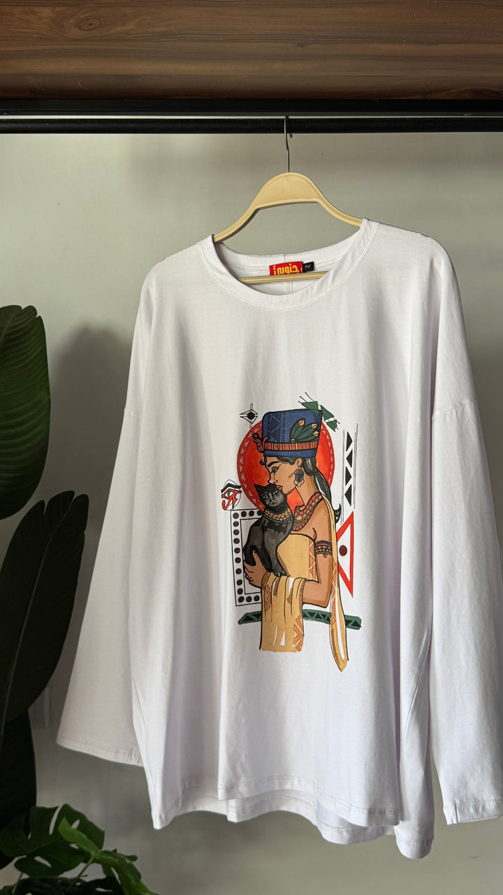 White long sleeve shirt