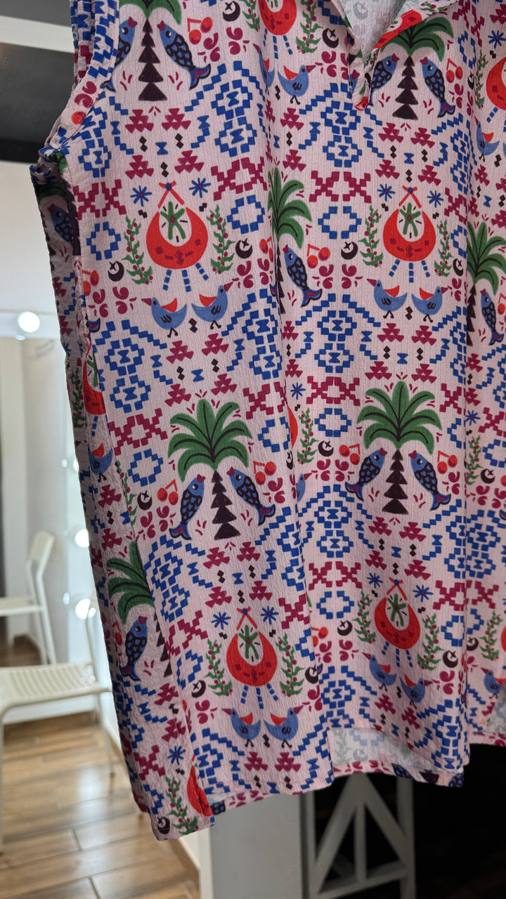 Palm & river vest top