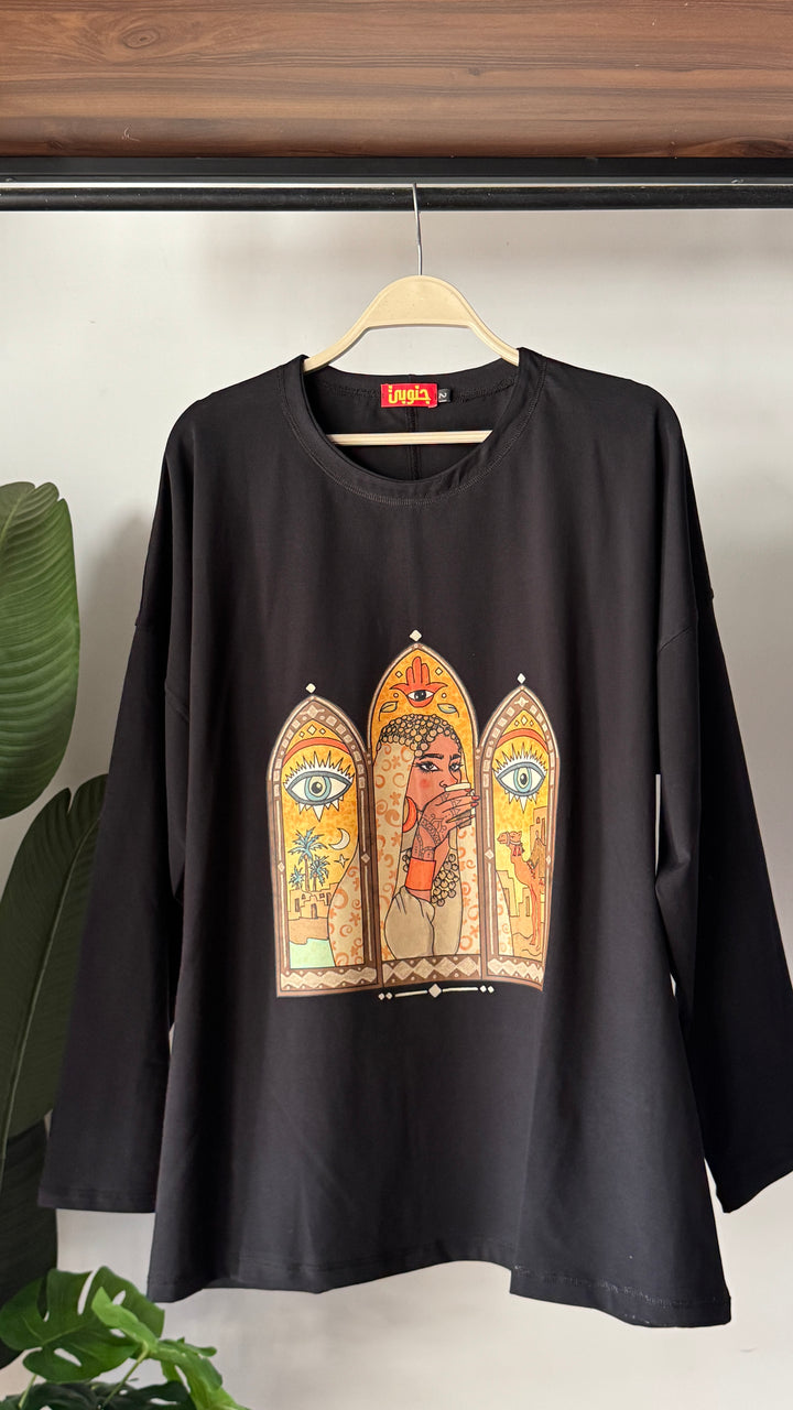 Black long sleeve shirt