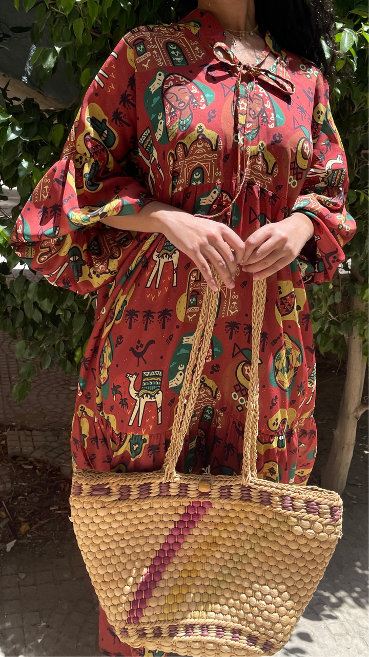 Brown Nubian dress