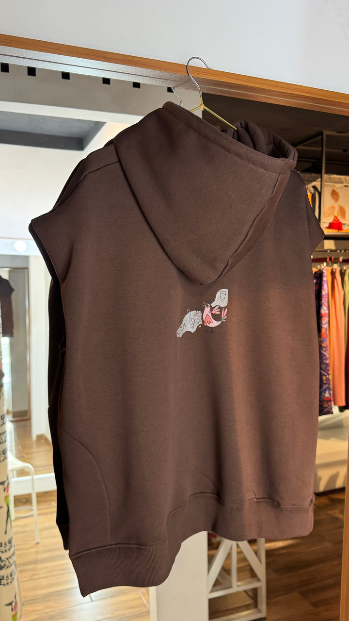 Sad tune melton vest