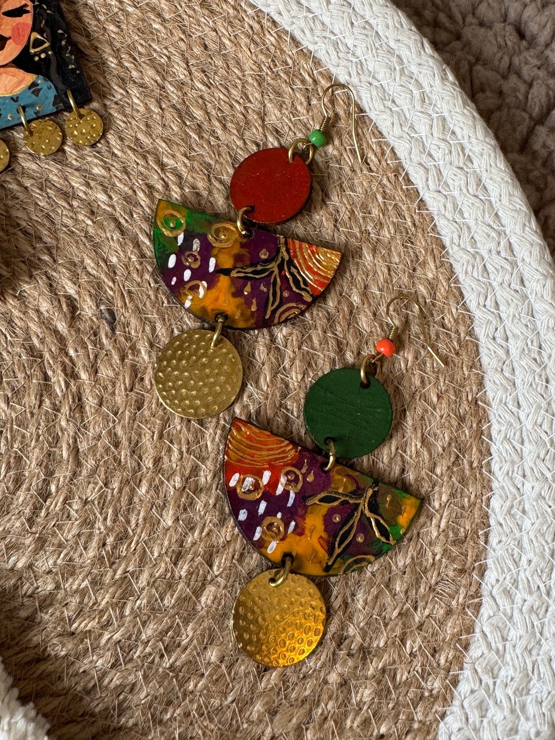 The real painting Earrings