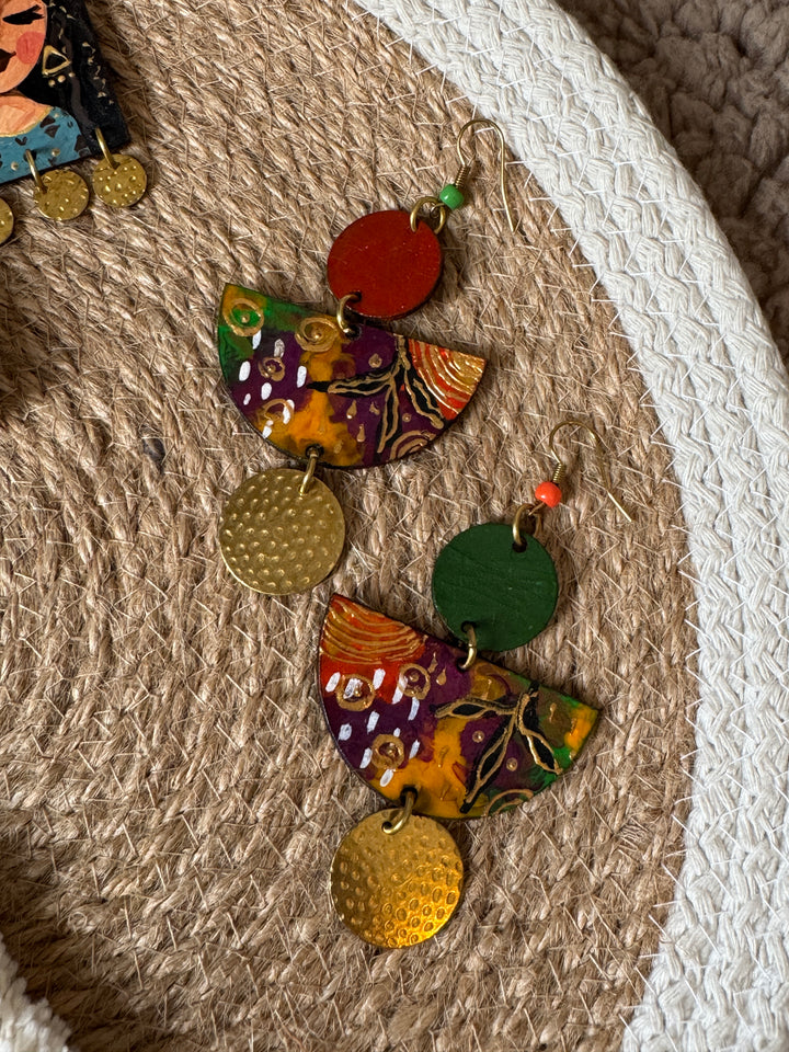 The real painting Earrings