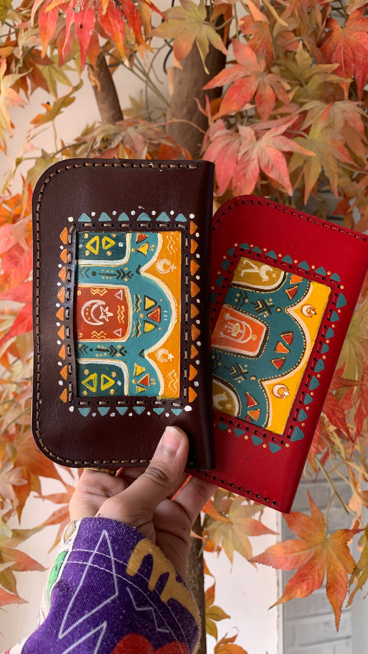 The Nuba house Leather wallet