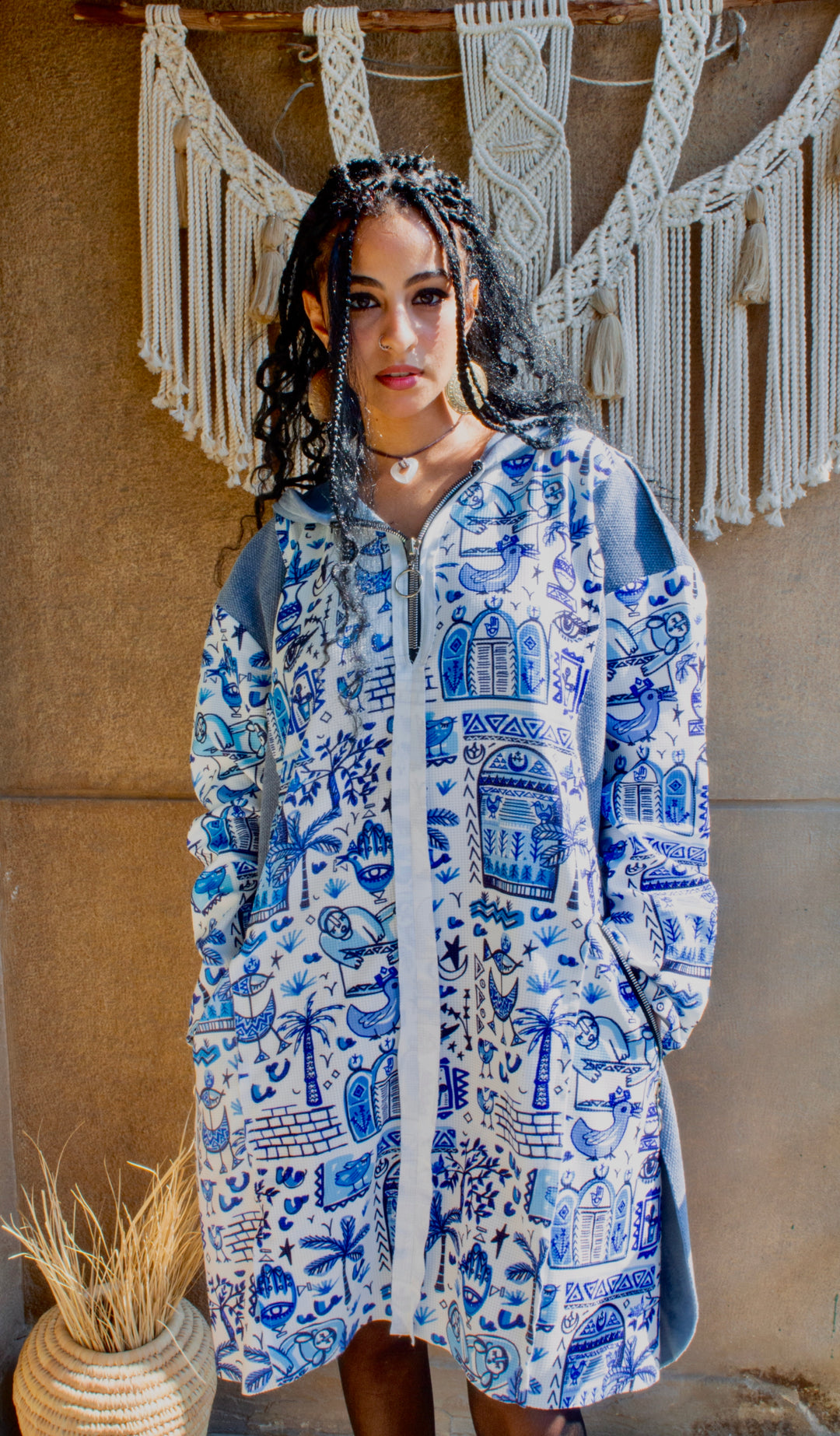 Nuba long hoodie
