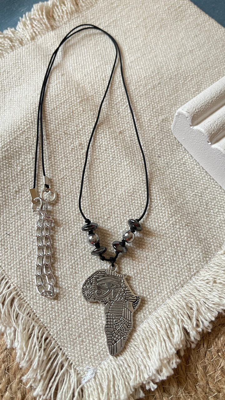 Horas map necklace