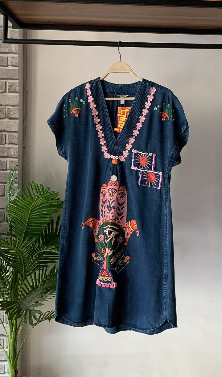 Kaaf Recycle denim blouse