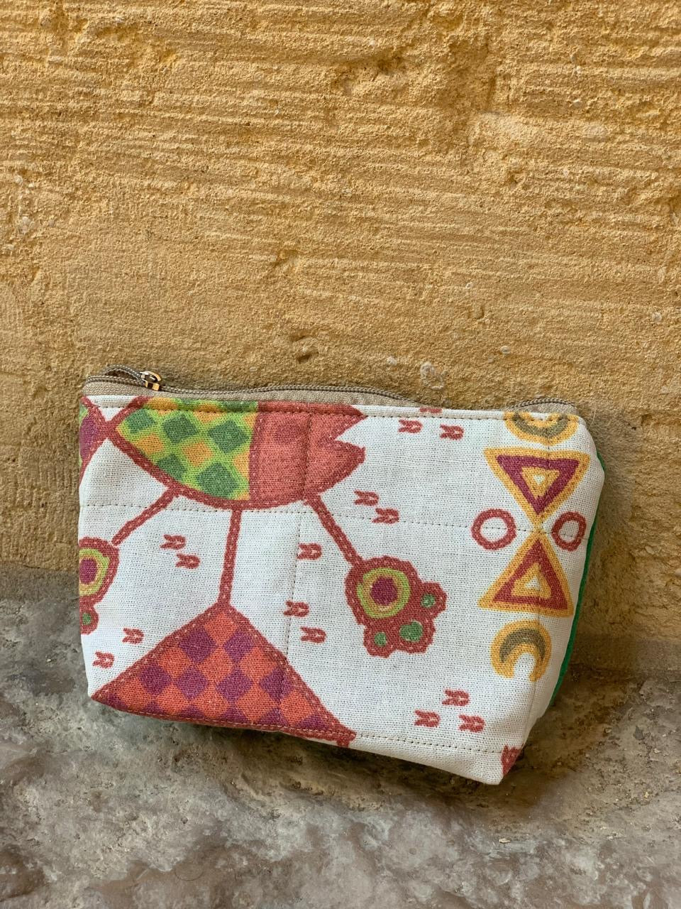 Folk fish Pouch