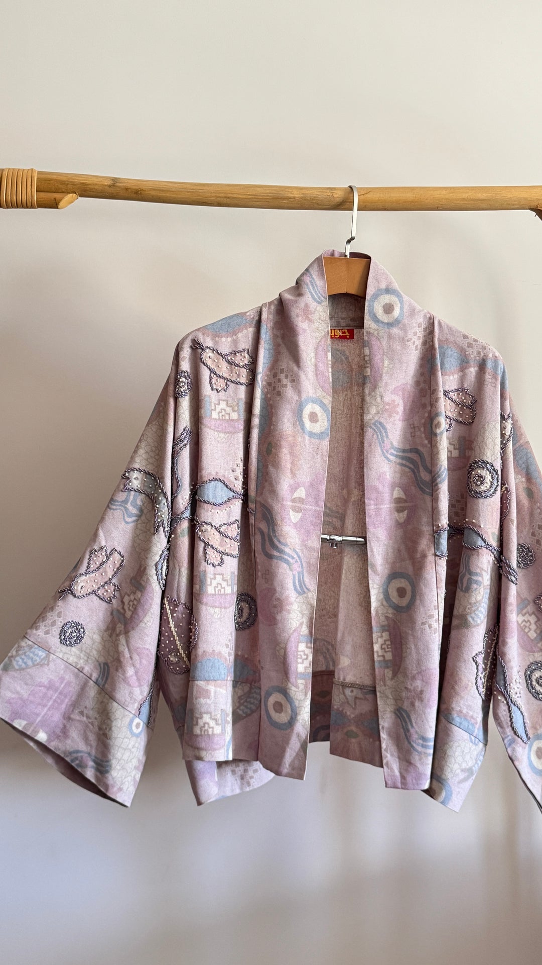 “4” Embroidery linen cardigan
