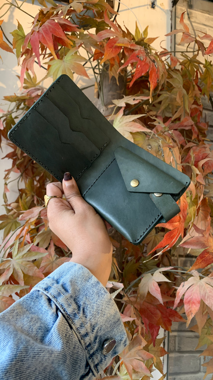 Falahi square Leather wallet